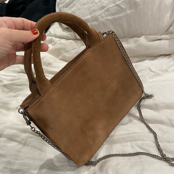 Urban Outfitters Handbags - Faux suede tan brown purse urban outfitters